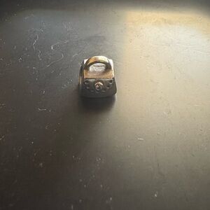 Pandora purse charm - retired - pink CZ